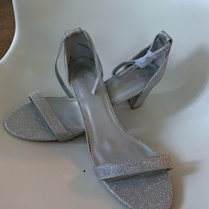 Silver heels